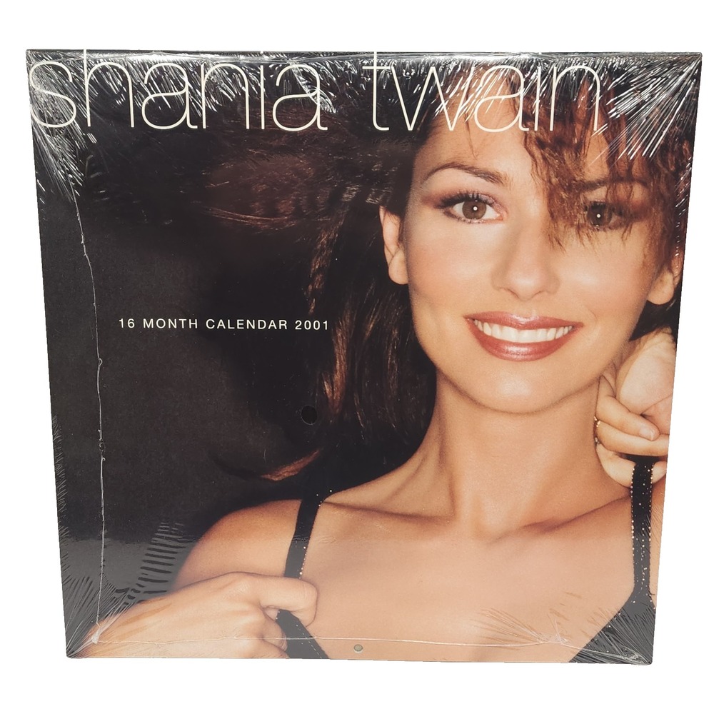 Shania Twain 2001 12x12 16 Month Wall Calendar Sealed